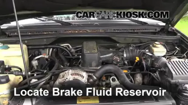 1998 Land Rover Discovery LSE 4.0L V8 Liquide de frein Ajouter du liquide